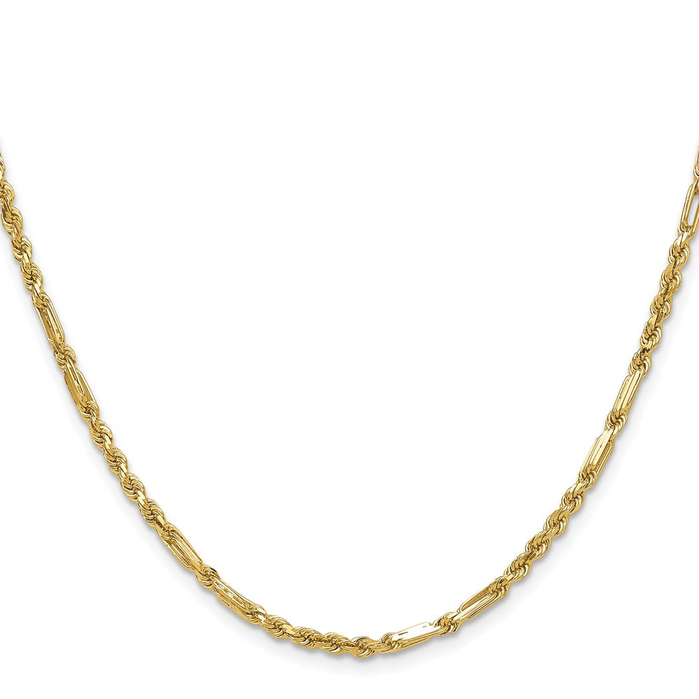 Gold (14K) Diamond-Cut Milano Rope Chain