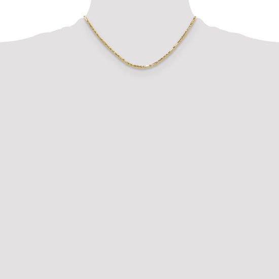 Gold (14K) Diamond-Cut Milano Rope Chain