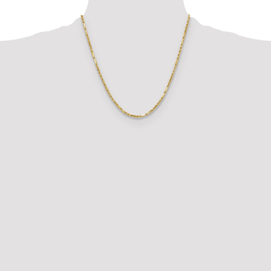 Gold (14K) Diamond-Cut Milano Rope Chain
