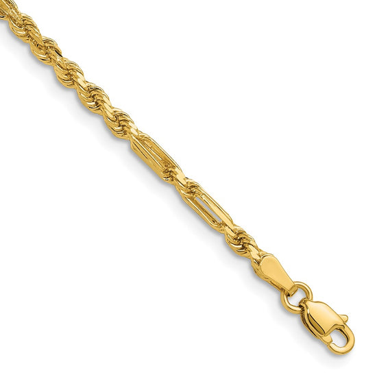 Gold (14K) Diamond-Cut Milano Rope Chain