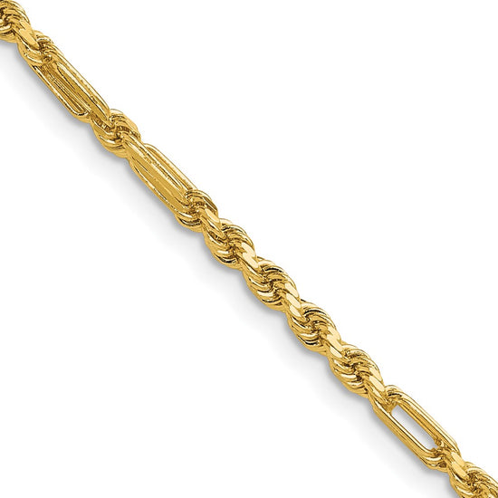 Gold (14K) Diamond-Cut Milano Rope Chain