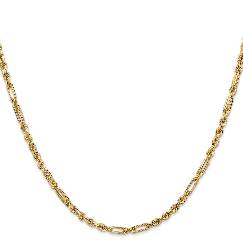 Gold (14K) Diamond-Cut Milano Rope Chain