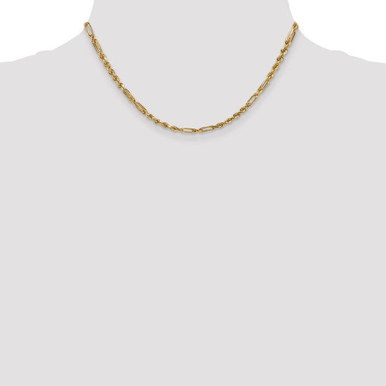 Gold (14K) Diamond-Cut Milano Rope Chain