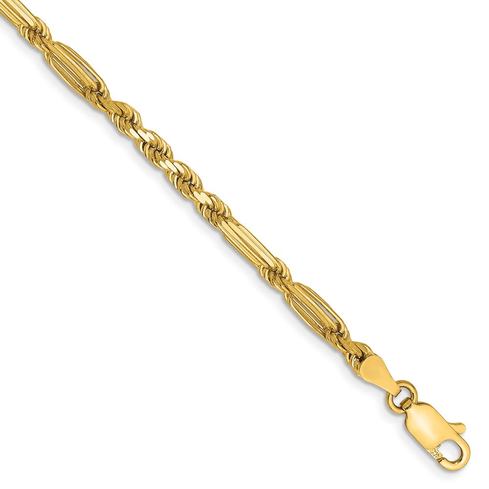 Gold (14K) Diamond-Cut Milano Rope Chain