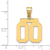 Polished Number Charms — 00