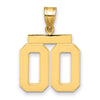 Polished Number Charms — 00