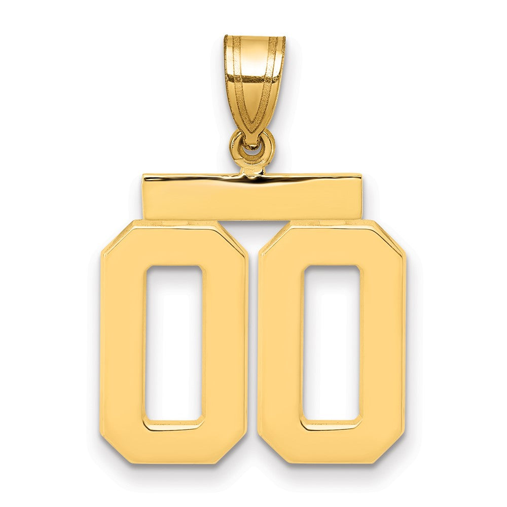 Polished Number Charms — 00
