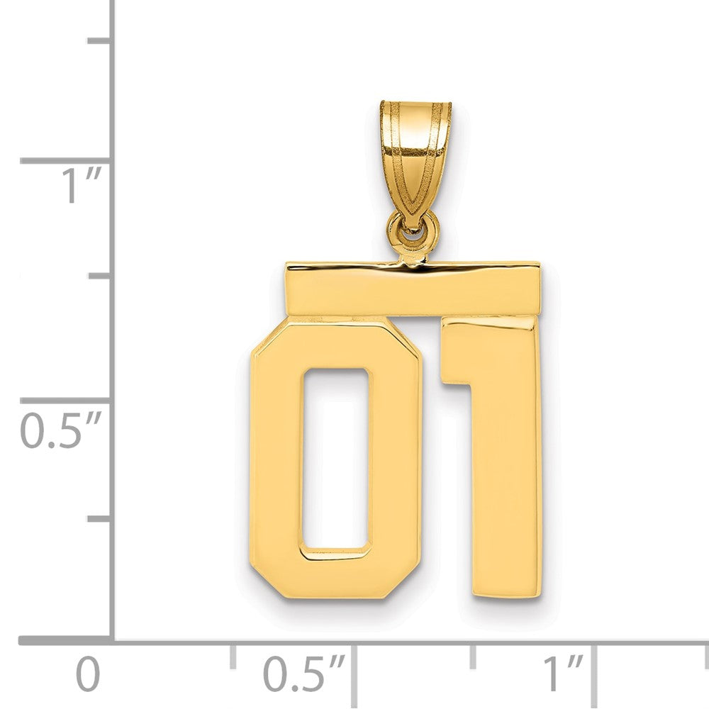 Polished Number Charms — 01