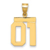 Polished Number Charms — 01