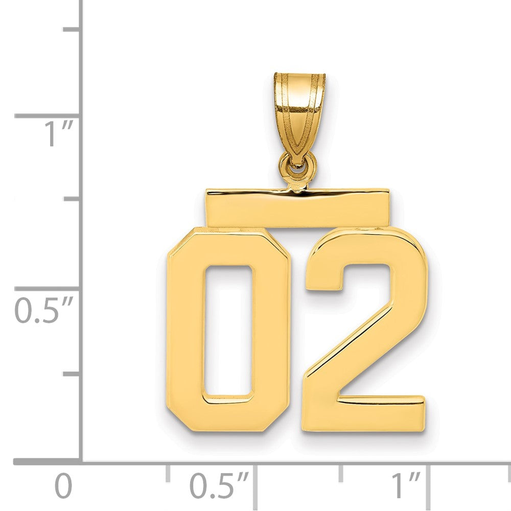 Polished Number Charms — 02