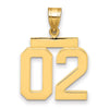 Polished Number Charms — 02