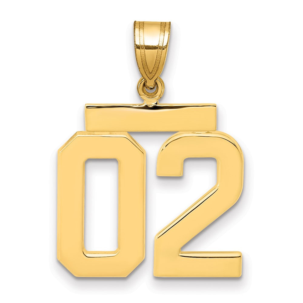Polished Number Charms — 02