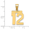 Polished Number Charms — 12