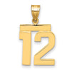 Polished Number Charms — 12