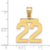 Polished Number Charms — 22