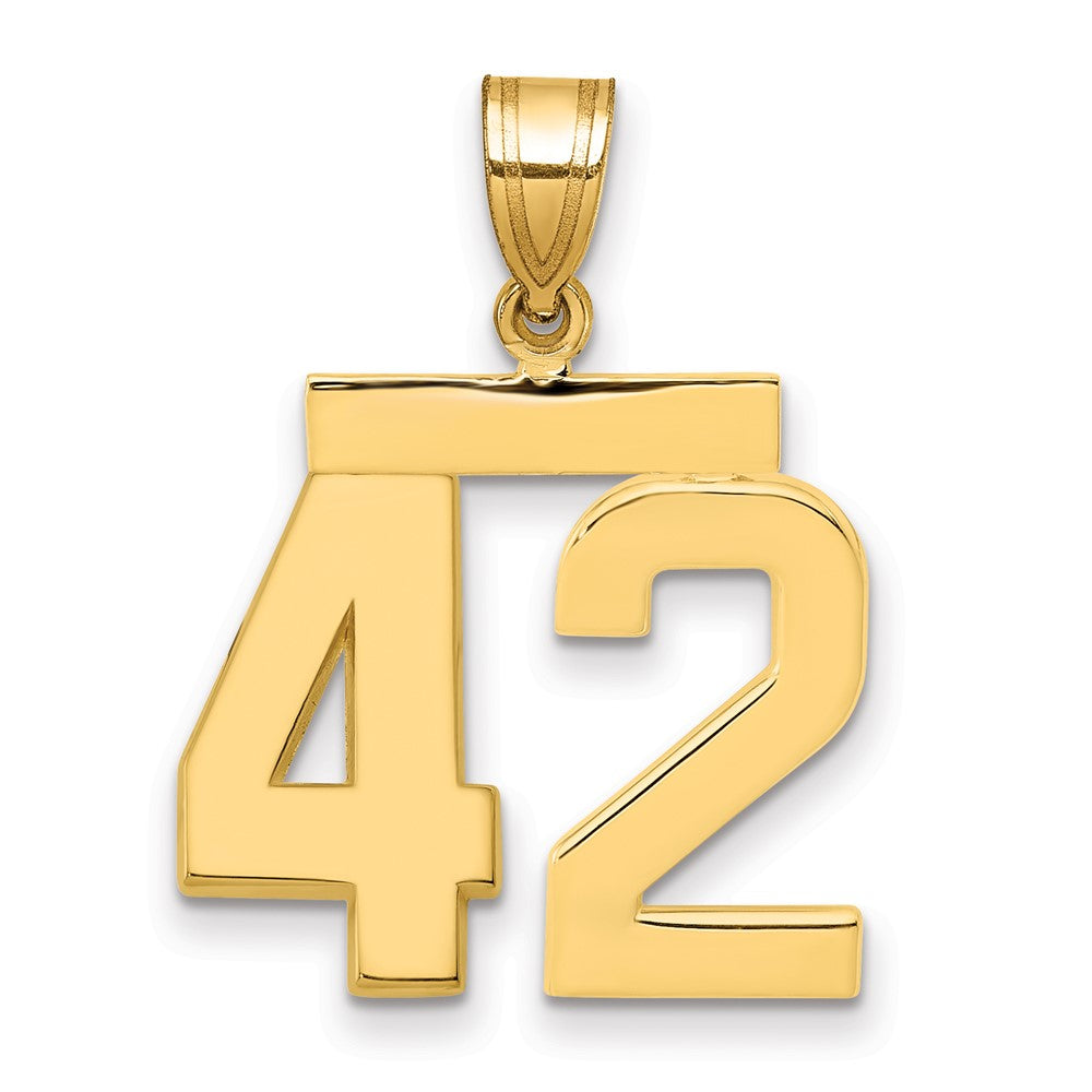 Polished Number Charms — 42