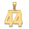 Polished Number Charms — 44