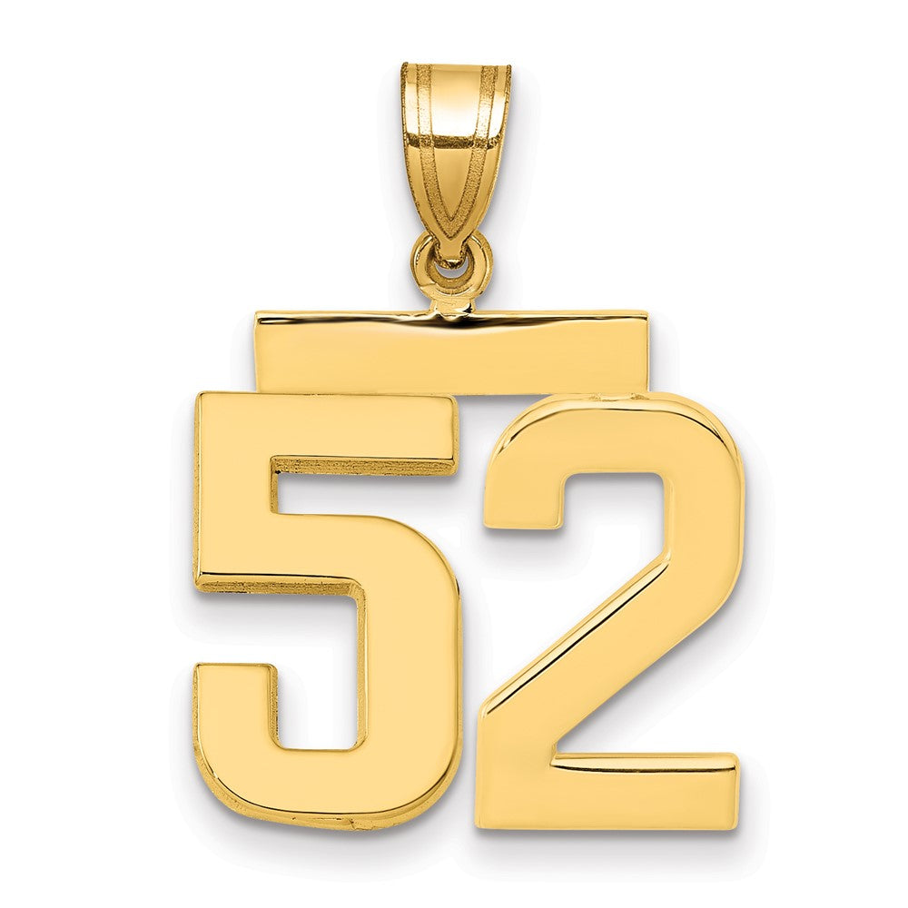 Polished Number Charms — 52