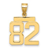 Polished Number Charms — 82