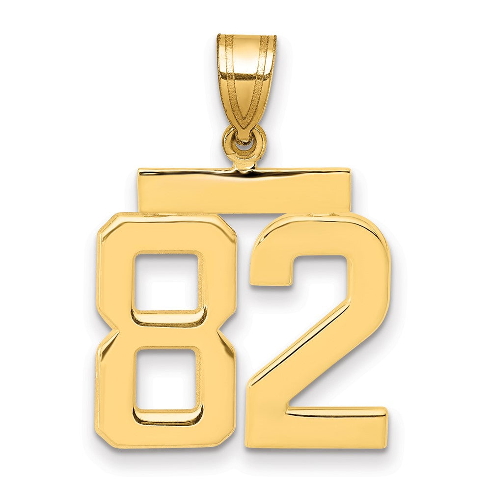 Polished Number Charms — 82