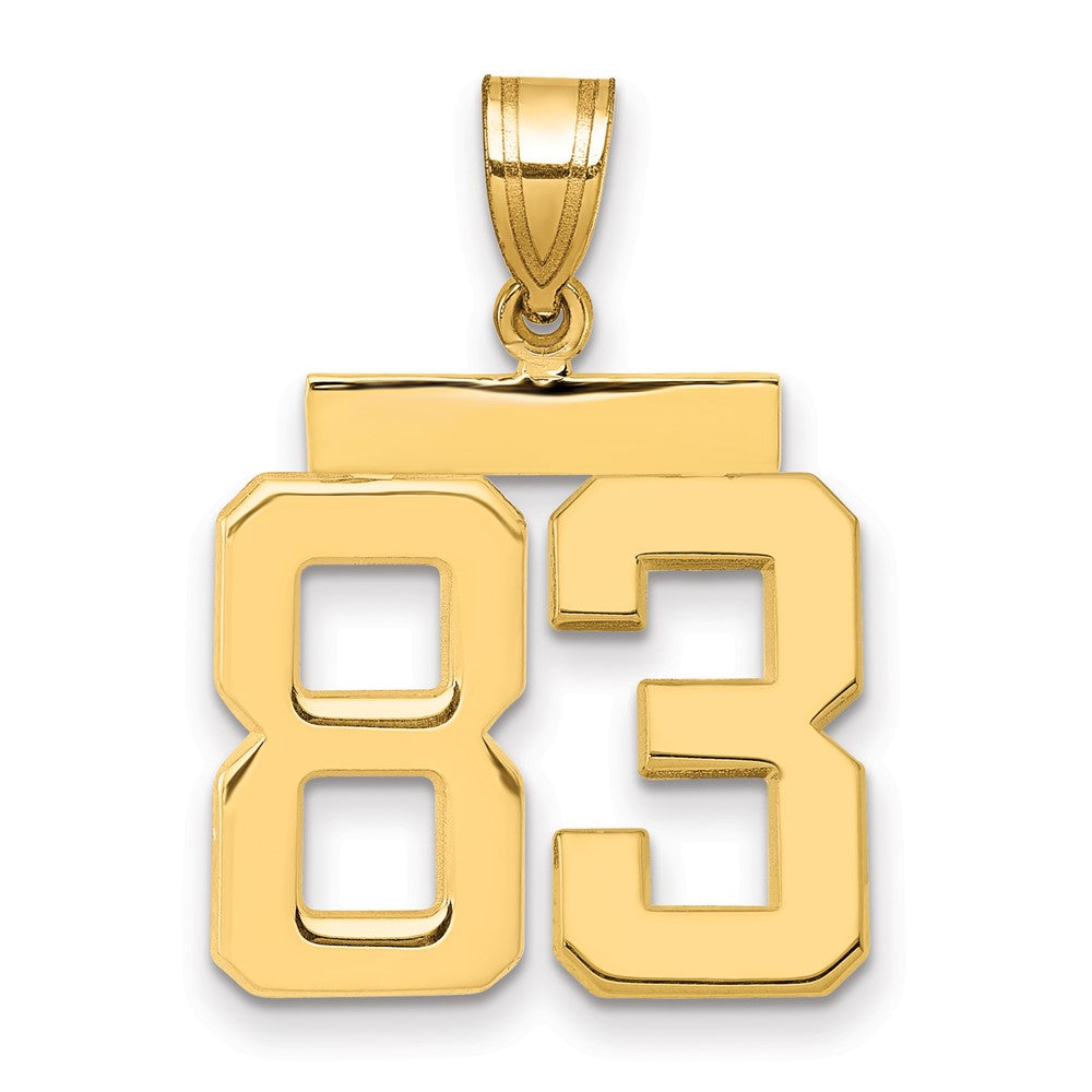 Polished Number Charms — 83