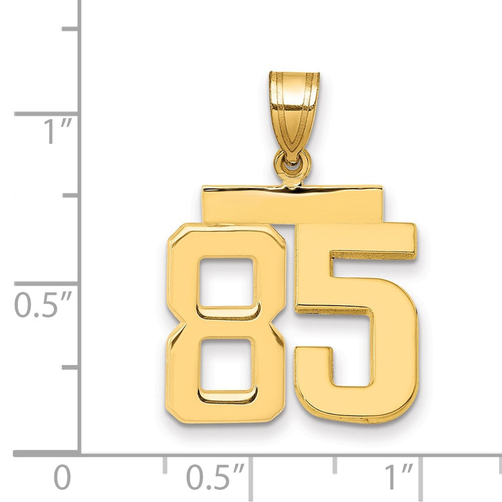 Polished Number Charms — 85