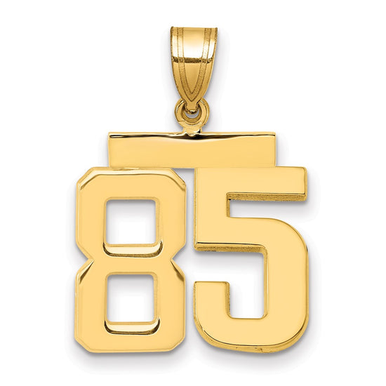 Polished Number Charms — 85
