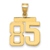 Polished Number Charms — 85