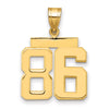 Polished Number Charms — 86