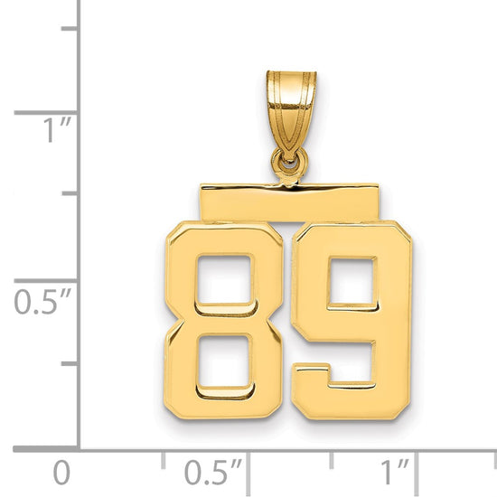 Polished Number Charms — 89