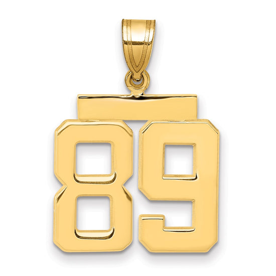 Polished Number Charms — 89