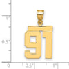 Polished Number Charms — 91