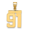 Polished Number Charms — 91
