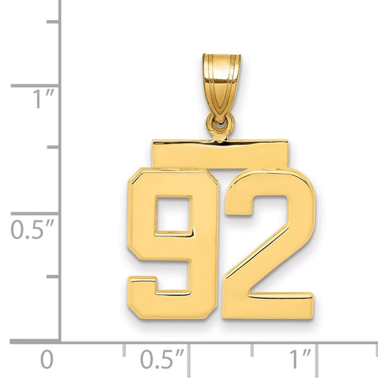 Polished Number Charms — 92