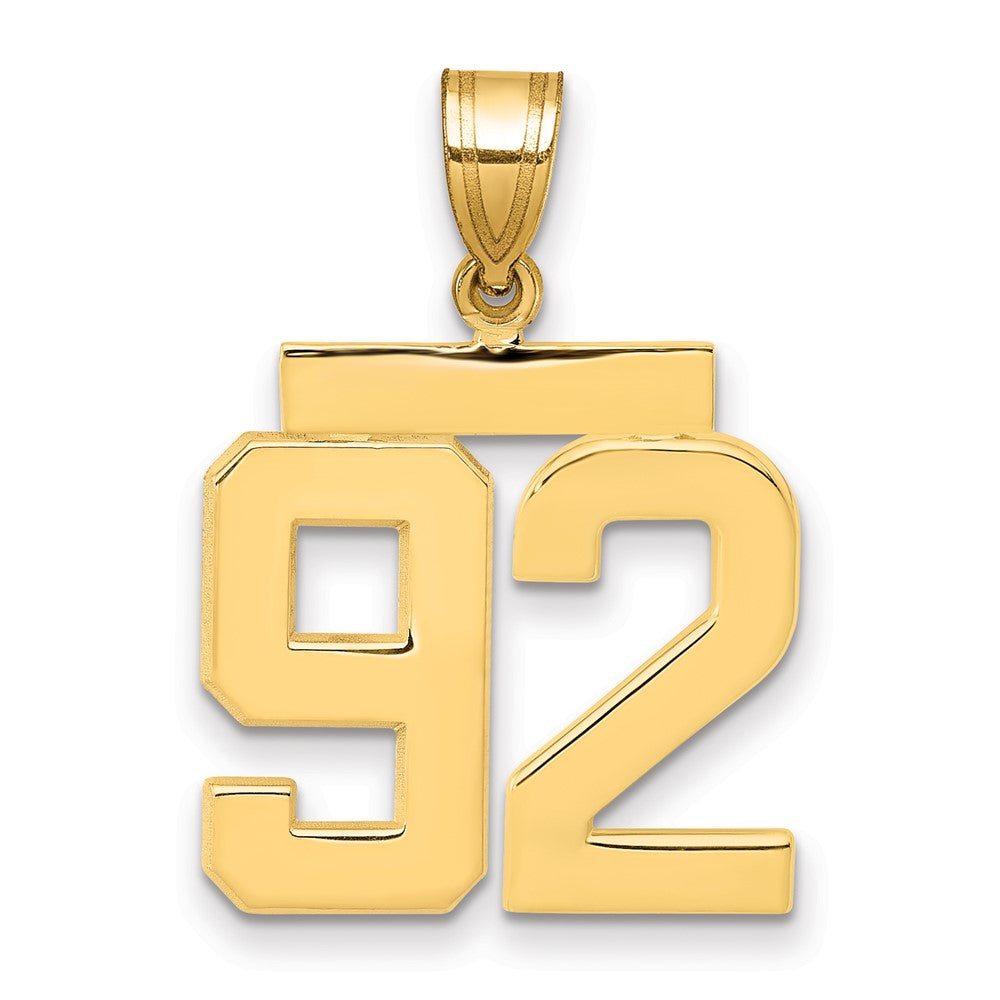 Polished Number Charms — 92