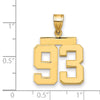 Polished Number Charms — 93