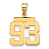 Polished Number Charms — 93