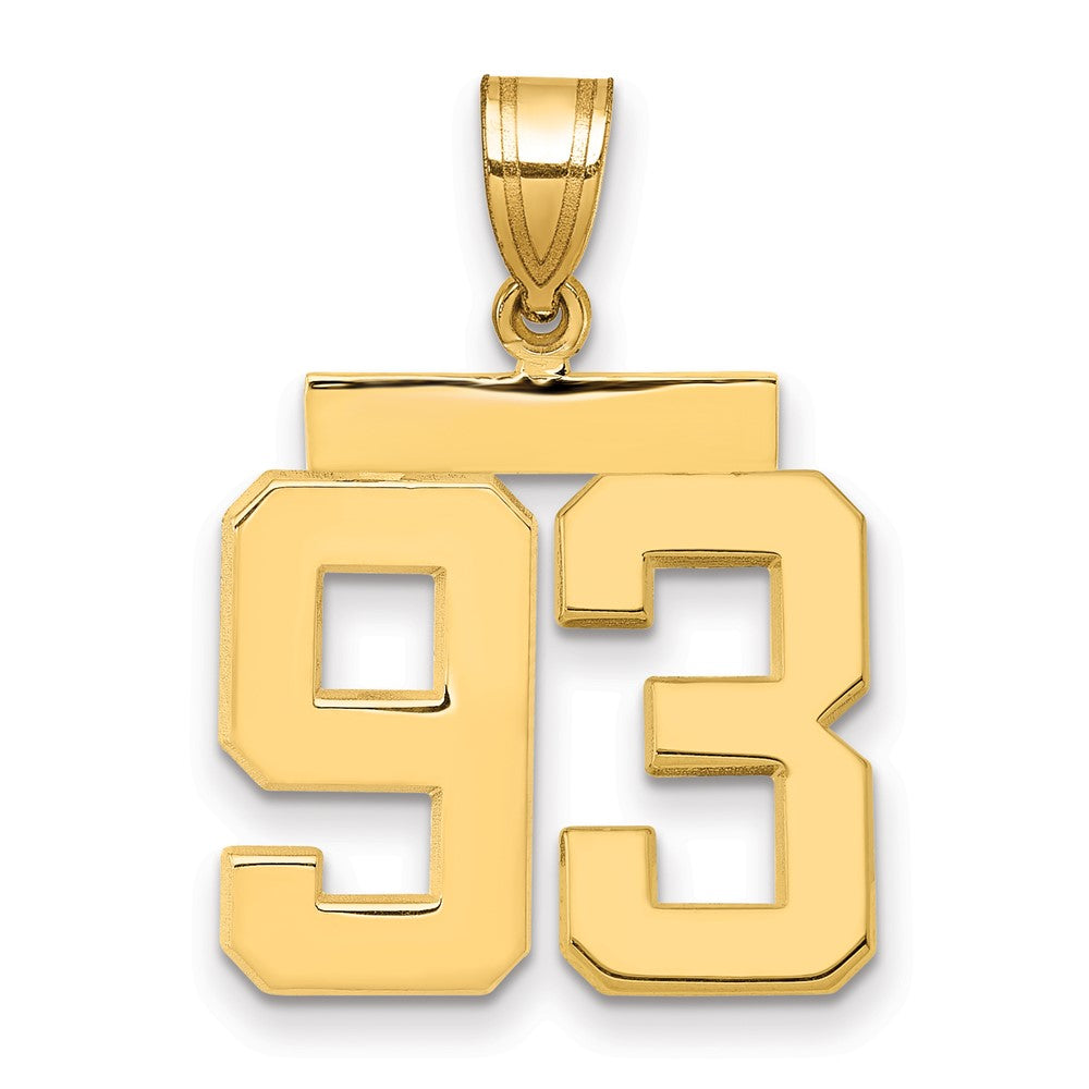 Polished Number Charms — 93