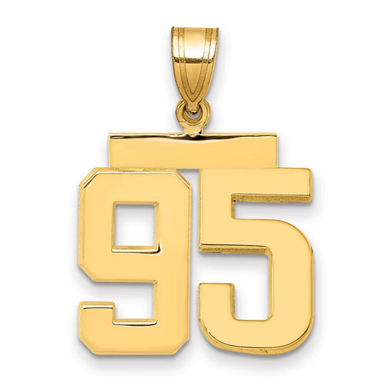 Polished Number Charms — 95