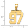 Polished Number Charms — 97