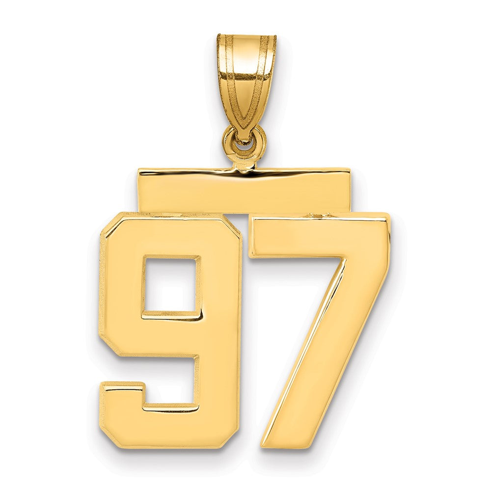 Polished Number Charms — 97