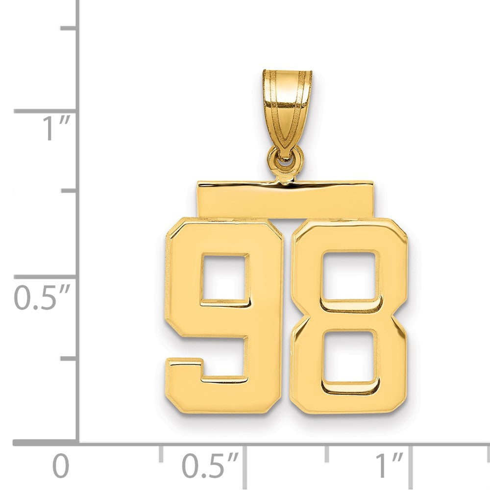Polished Number Charms — 98