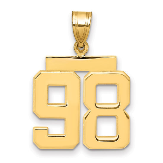 Polished Number Charms — 98