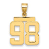 Polished Number Charms — 98