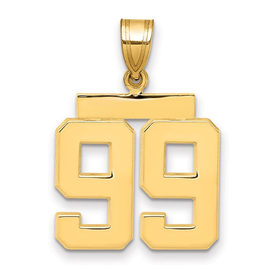 Polished Number Charms — 99