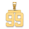 Polished Number Charms — 99