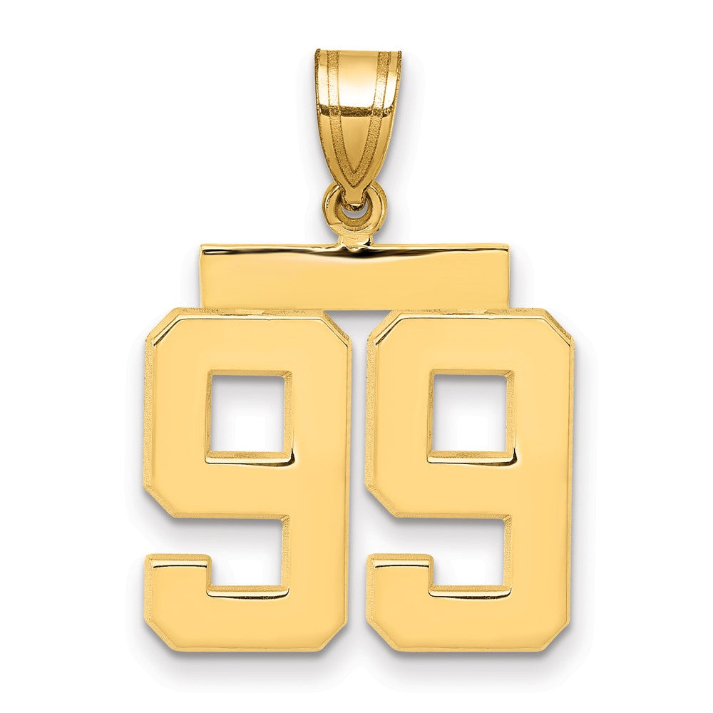 Polished Number Charms — 99
