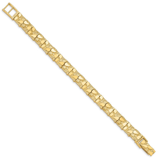 Gold Polished Nugget Bracelets