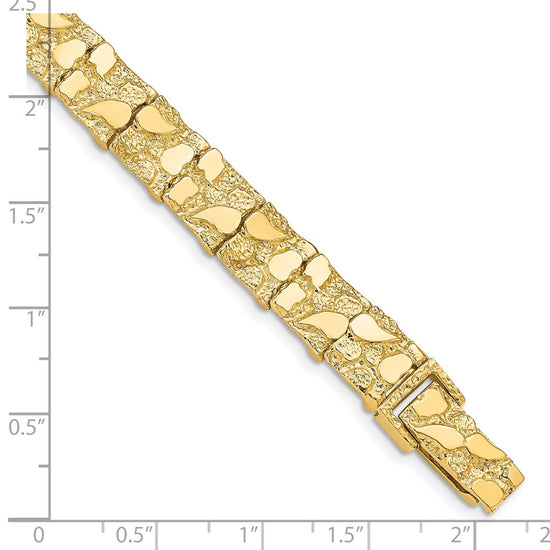 Gold Polished Nugget Bracelets