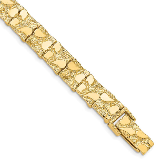 Gold Polished Nugget Bracelets